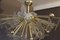 Lámpara de araña medio Sputnik con mariposas de cristal de Murano, años 80, Imagen 10