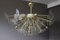 Half Sputnik Chandelier with Murano Glass Butterflies, 1980s 1