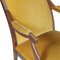 Handgeschnitzter italienischer Jugendstil Sessel aus Nussholz 4