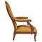 Italian Art Nouveau Hand-Carved Walnut Armchair 2