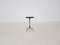 Metal Stool with Black Vinyl Upholstery from Brabantia, 1960s, Image 1