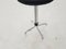 Metal Stool with Black Vinyl Upholstery from Brabantia, 1960s 4