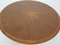 Large Round Coffee Table with Wooden Inlay by N. O. Møller, 1960s 6