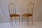 Italienische Mid-Century Chiavari Esszimmerstühle, 1950er, 2er Set 4