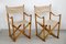 Vintage Folding Safari Chairs by Mogens Koch for Interna, 1960s, Set of 2 1