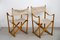 Vintage Folding Safari Chairs by Mogens Koch for Interna, 1960s, Set of 2 2