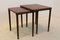 Danish Oak Nesting Tables by E.W. Bach for Møbelfabrikken Toften, 1960s, Set of 2 1