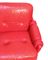 Lombardia Red Leather Sofa by Risto Halme for IKEA, 1970s 5