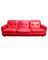 Canapé Lombardia en Cuir Rouge par Risto Halme pour IKEA, 1970s 1