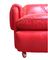 Lombardia Red Leather Sofa by Risto Halme for IKEA, 1970s, Image 6