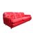 Lombardia Red Leather Sofa by Risto Halme for IKEA, 1970s 2