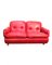 Rotes Lombardia Ledersofa von Risto Halme für IKEA, 1970er 1