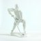 Vintage White Porcelain Hockey Player Figurine from Royal Dux, 1947 2