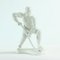 Vintage White Porcelain Hockey Player Figurine from Royal Dux, 1947 1