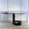 Round & Oval Dining Table with Glass & Black Top by Mario Mazzer for Zanette 13