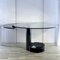 Round & Oval Dining Table with Glass & Black Top by Mario Mazzer for Zanette, Image 13