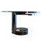 Round & Oval Dining Table with Glass & Black Top by Mario Mazzer for Zanette, Image 3