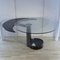 Round & Oval Dining Table with Glass & Black Top by Mario Mazzer for Zanette 7