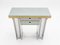 Petite Table Console en Chrome & en Laiton, 1970s 4