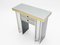 Small Chrome & Brass Console Table, 1970s 2