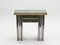 Small Chrome & Brass Console Table, 1970s, Image 5