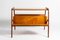 Stitched Leather Table or Magazine Rack by Jacques Adnet, 1950s, Image 3
