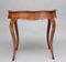 19th-Century Walnut & Boxwood Line Center Table, 1870s 1