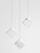 Werner Jr. Carrara Ceiling Lamp with White Mount by Andrea Barra for [1+2=8], Image 1