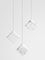 Werner Jr. Carrara Deckenlampe mit weißer Halterung von Andrea Barra für [1+2=8] 1