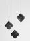 Werner Jr. Marquinia Ceiling Lamp with Black Mount by Andrea Barra for [1+2=8] 1