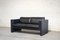 Black Leather Studio Sofa by Jürgen Lange for Walter Knoll, 1990s 20