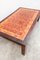 French Tricolor Burl Wood Coffee Table from Mobilier France, 1970s 11