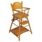 Mid-Century Italian Beech Children's Highchair, 1960s 1