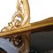 Baroque Style Venetian Walnut & Maple Inlay Credenza with Mirror, 1920s 5