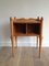 Vintage Sycamore and Maple Side Table, 1940s, Image 1