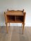 Vintage Sycamore and Maple Side Table, 1940s 3