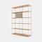 Libreria nr. 902 in legno di quercia americano bianco e metallo bianco opaco di Mobili Modiste, Immagine 2