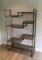 Chrome and Smoked Glass Shelving Unit, 1970s 1