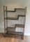 Chrome and Smoked Glass Shelving Unit, 1970s 2