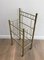 Antique Brass Magazine Rack, Image 3