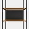 Estantería 901 de roble blanco americano y metal texturizado negro mate de Modiste Furniture, Imagen 4