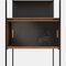 901 Shelving System in American White Oak & Textured Matt Black Metal from Modiste Furniture, Image 5