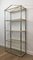 Silver and Gold Glass Shelves, 1970s 6