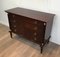 Neo-Classical Mahogany & Brass Commode, 1950s, Image 4