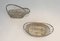 Portabottiglie e cesto placcati in argento, anni '60, set di 2, Immagine 5