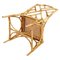 Juego de mesa y sillas Mid-Century de bambú, Imagen 8