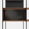 903 Shelving System in Figured Red Gum & Textured Matt Black Metal from Modiste Furniture, Image 5