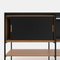 American White Oak & Flamed Granite Textured Matte Black Model 601 Credenza from Modiste Furniture, Image 4