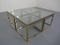 Brass & Chrome Modular Coffee Table from Maison Charles, 1960s 1