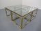 Brass & Chrome Modular Coffee Table from Maison Charles, 1960s 18